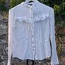 Primark - White Crinkle Ruffle Gauze Blouse Image 6