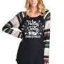 Ladies Women Christmas T Shirt Top Long Sleeve Merry Little Reindeer Holly Jolly Image 4