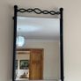 Black Metal Wall Mirror Image 2