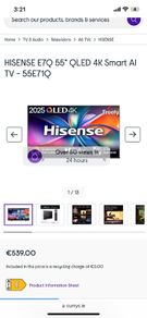 hisense tv 55inch