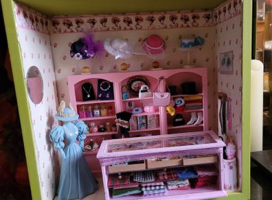 Diorama / Room box / Miniature scene Boutique