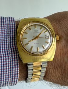 Vintage Marvin Swiss Mechanical Gold Plated Automatic wristwatch