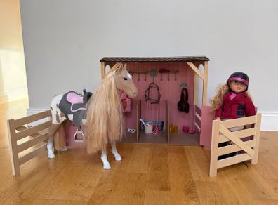 Our Generation-Saddle-Up Stables-horse barn/playset