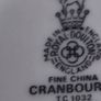 18 Piece Tea / Coffee Set Royal Doulton Cranbourne fine china pattern, labeled with code TC 1032 and made in England. Image 3