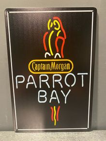 Captain Morgan neon style Tin Metal Sign