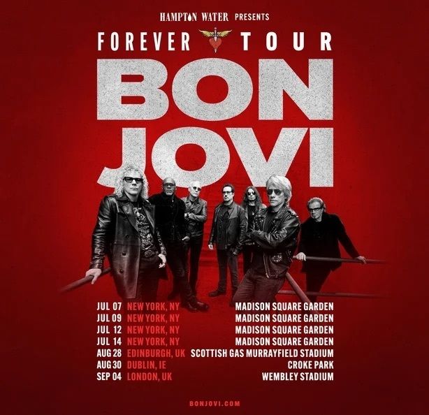 2 Bon Jovi Tickets For Sale