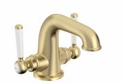 Lansdown Brushed brass basin mixer