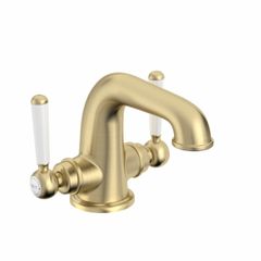 Lansdown Brushed brass basin mixer