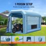 Inflatable Paint Booth, 13.1 x 9.8 x 9 ft/4 x 3 x 2.7 m Inflatable Spray Booth, with 750W Powerful Blower and Air Filter System, Image 6