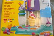Rainbow swirl ice cream playset play-doh art and craft