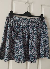 New Floral lined John lewis skirt age 11