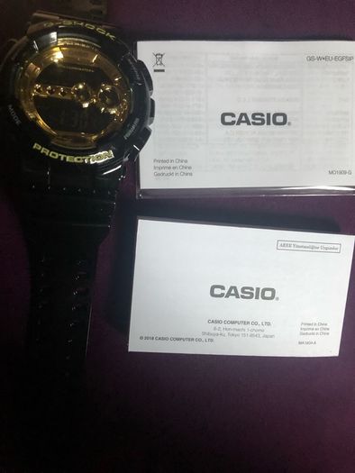 Casio G Shock protection illuminator watch