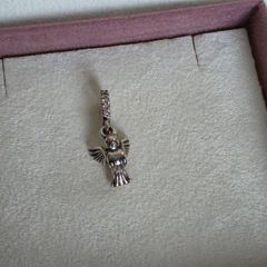 Pandora dove of peace dangle charm perfect condition fully hallmarked