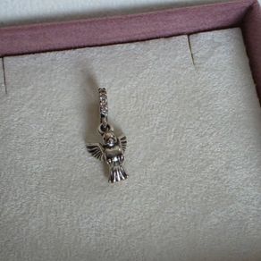 Pandora dove of peace dangle charm perfect condition fully hallmarked