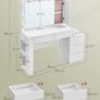 Dressing table LED Bulbs Hollywood mirror XXL Image 2