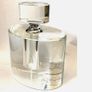 Heavy Oval Glass Perfume  Bottle Image 2