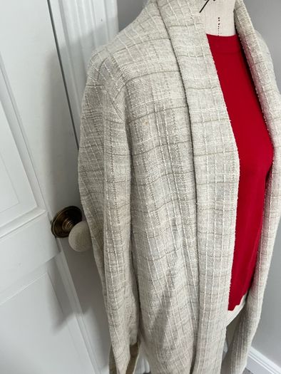 Zara Cream Long Coat
