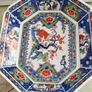 Japanese Antique Octagonal Dish, Amari Fukagawa, Stamped, Excellent Condition . Image 10