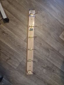 pine coat rack