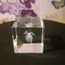 Small Glass Virgo Paperweight Image 4