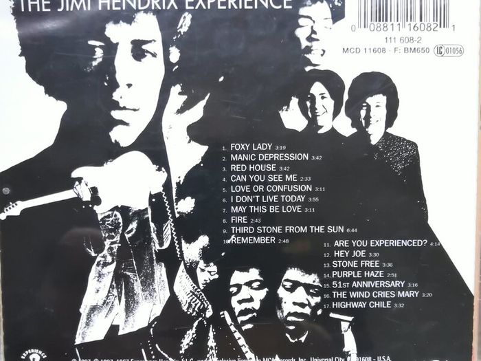 The Jimi Hendrix Experience - Are You Experienced CD