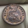 victoria 1/2 penny token Image 2
