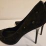 GUESS FLPAD4SUE08 high heels courts shoes nlack suede with metal studs RRP 150e 4.5 UK NEW & BOXED bank holiday sale Image 7