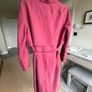Monki trench coat in beautiful light cherry pink Image 2