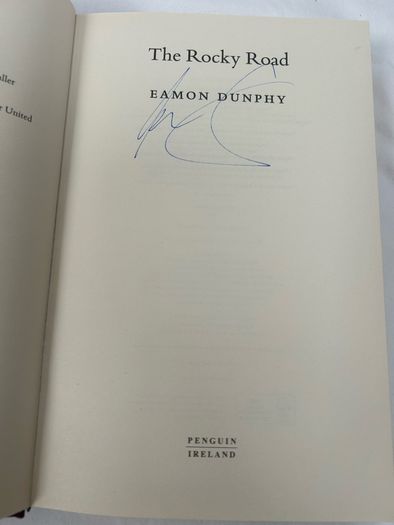 SIGNED Eamon Dunphy The Road Road / First Edition / Football Pundit / HB
