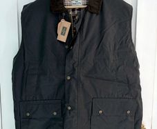 Hoggs of Fife XL Padded Waxed Waistcoat