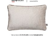Quill Rectangular Cushion - Cream/Brown