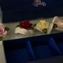 Aynsley Table Name Place Card Holders, Bone China Hand-made Roses Image 5
