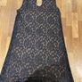 Limited Collection Taupe Black Lace Dress size 10 Image 3