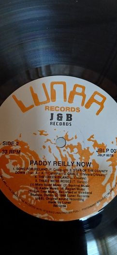 Paddy Reilly Now - LP - Irish Music - Lunar Records - 1988