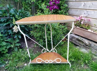 vintage wrought iron table