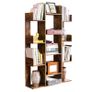 _Tree-Shaped Bookcase with 13 Compartments, vintage brown Image 7