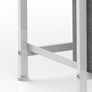 Chest of Drawers,Fabric Storage Drawers wtih 5 Units Large Storage Space,Sturdy Steel Frame Chest of Drawers Bedroom for Living Room, Nursery Room, Hallway etc, Gray, 30 x 85 x 70 cm Image 6