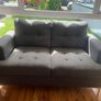 Grey 2 and 3 seater sofa Image 3