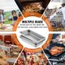 6 Pack Full Size Steam Table Pans - 13L Capacity - Stainless Steel - Deep Design 20.9 x 12.8 x 3.9 Inch Image 6