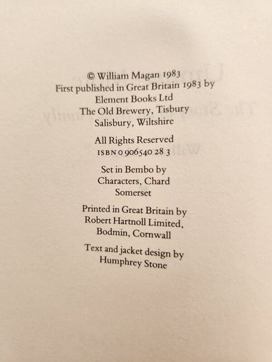 Umma-more. The Story Of An Irish Family in Moate Co Westmeath. By William Magan. First Edition Hardback With Dustjacket In Very Good Condition.