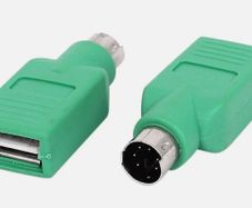 USB Type A to Mini DIN 6 Pin
