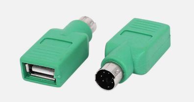 USB Type A to Mini DIN 6 Pin