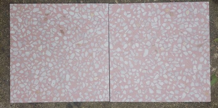 30cm x 30cm Vives Farnese Amalfi Rosa pink and white Italian mosaic ceramic tiles for sale