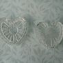 Heart shaped glass box, Trinket box, Ornament.Valentine's Dayy gift Image 2