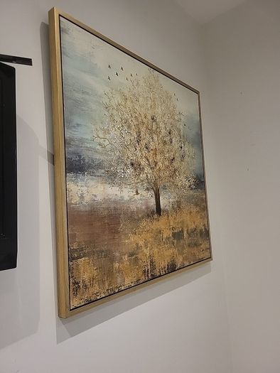 Large Framed Tree Canvas Print