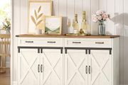 Sideboard, Buffet Cabinet with 2 Drawers, 4 Doors