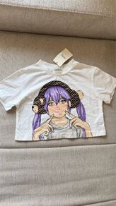 Fendi girls cropped T-shirt 5/6T
