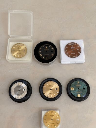 Rolex dials Daydate 36, Datejust 36 and op34