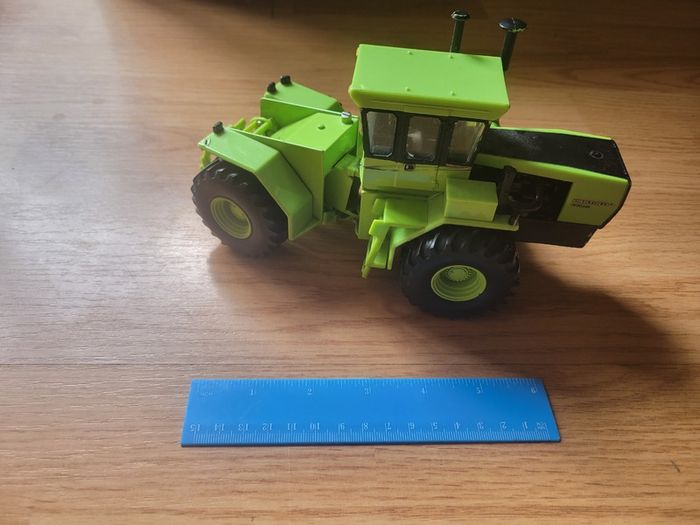 Toy farm shed, animals and machinery
