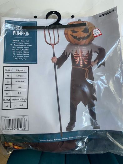 costume scary pumpkin